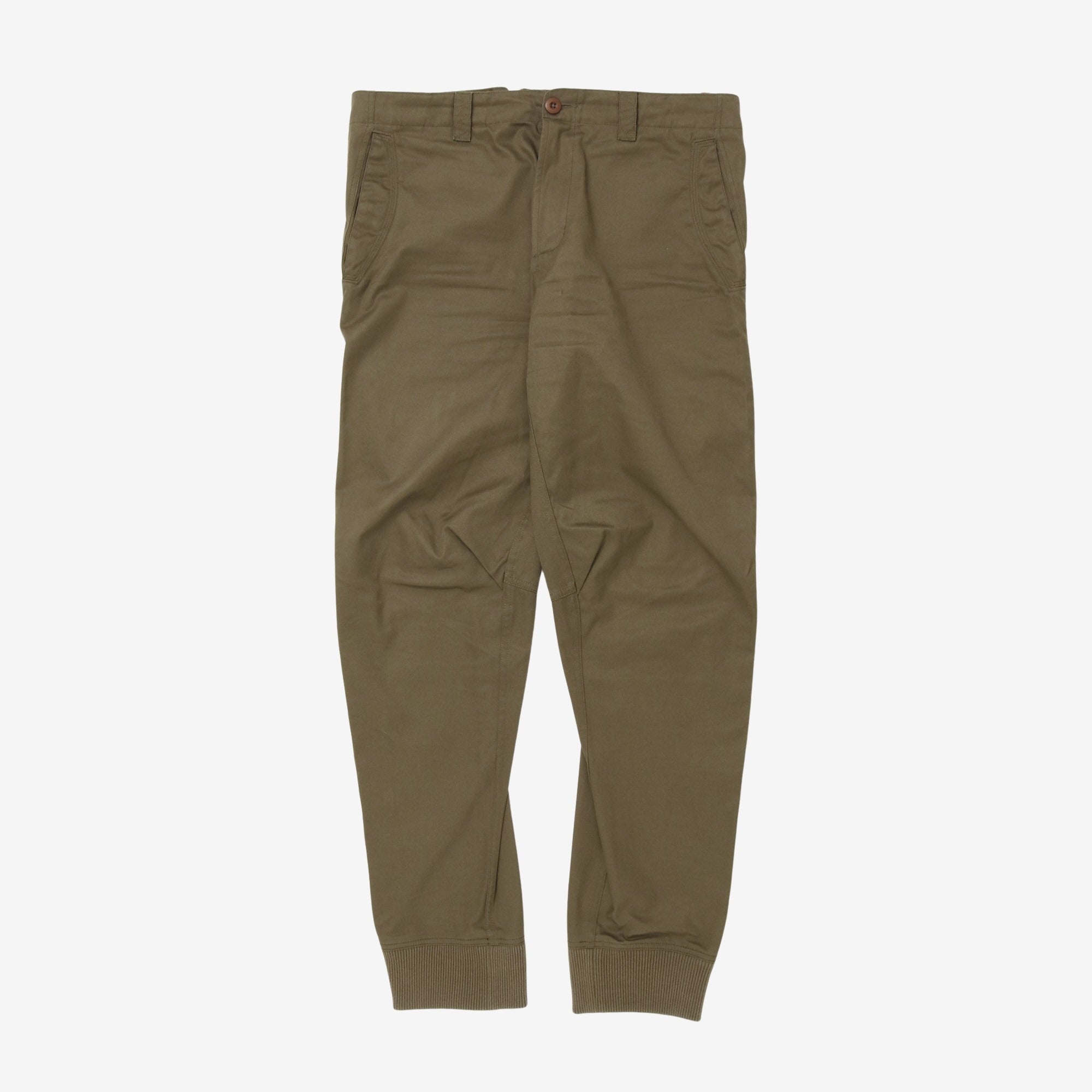 Knitted Cuff Chinos