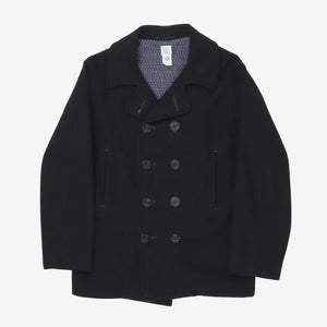 Wool Navy Pea Coat