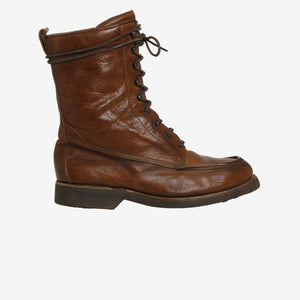 Woodmont Washed Vachetta Combat Boots