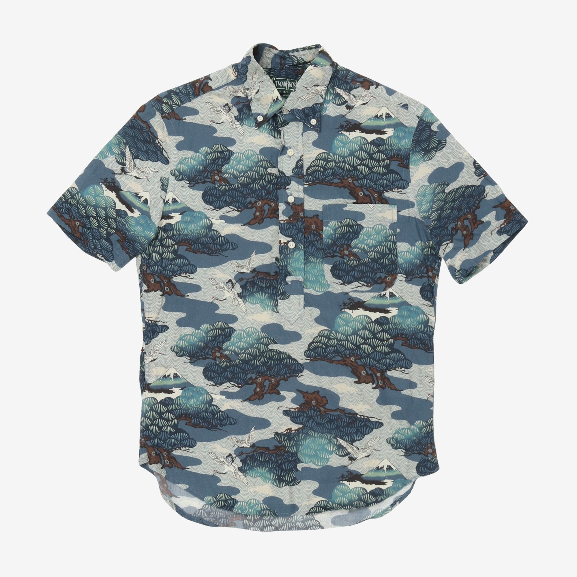 Japanese Print BD PO Shirt