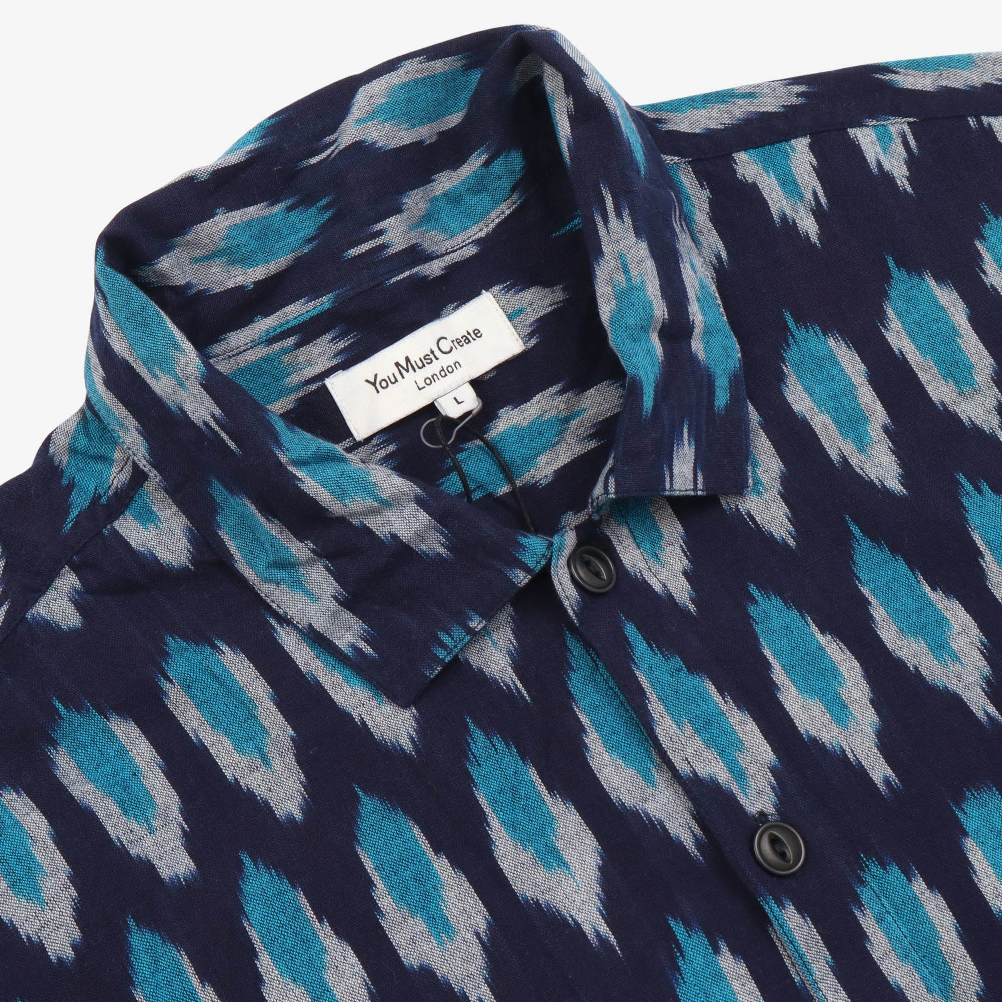 Patterned Work Shirt