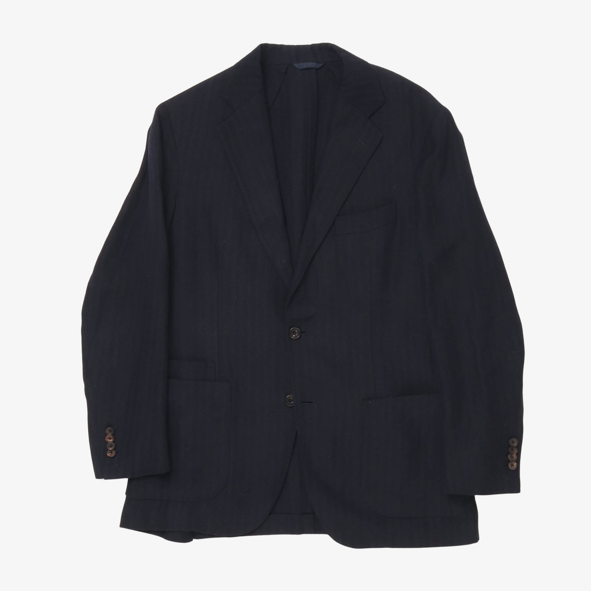 Wool Linen Tailored Blazer