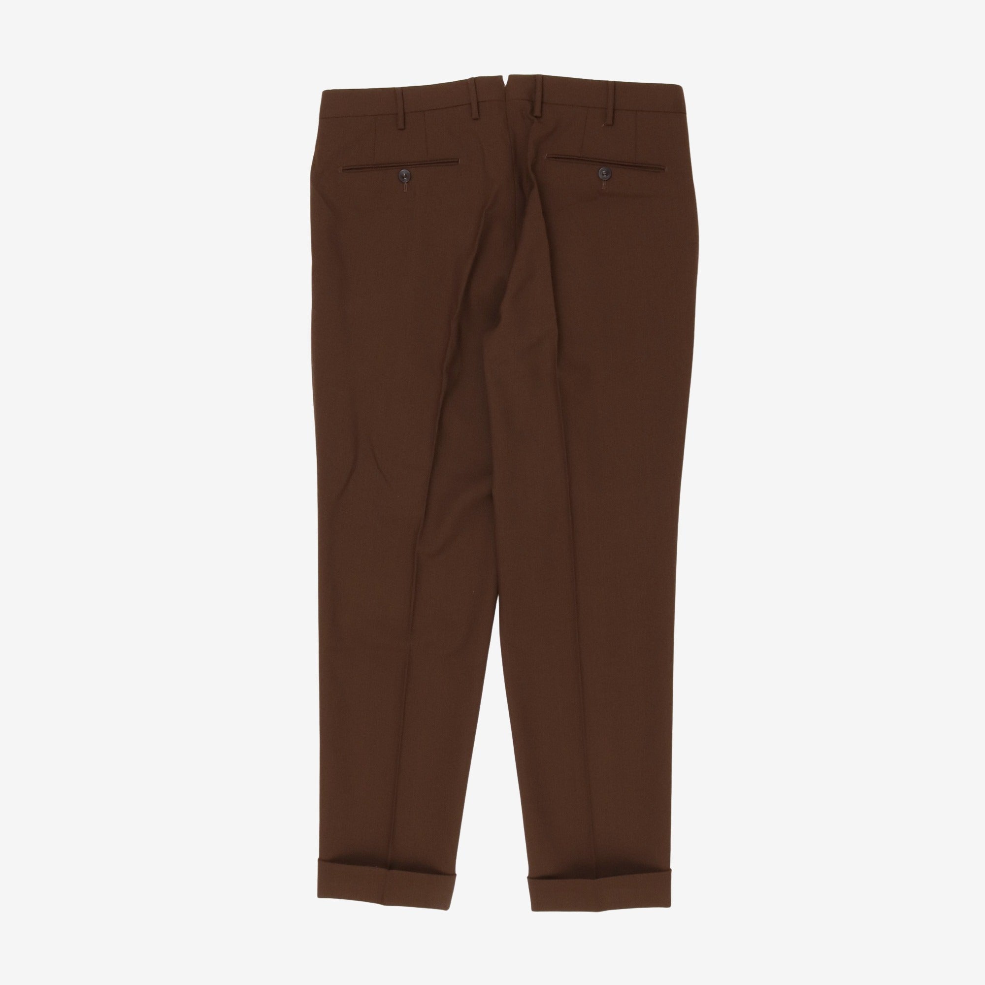 Pleated Wool Trouser (34W x 27L)