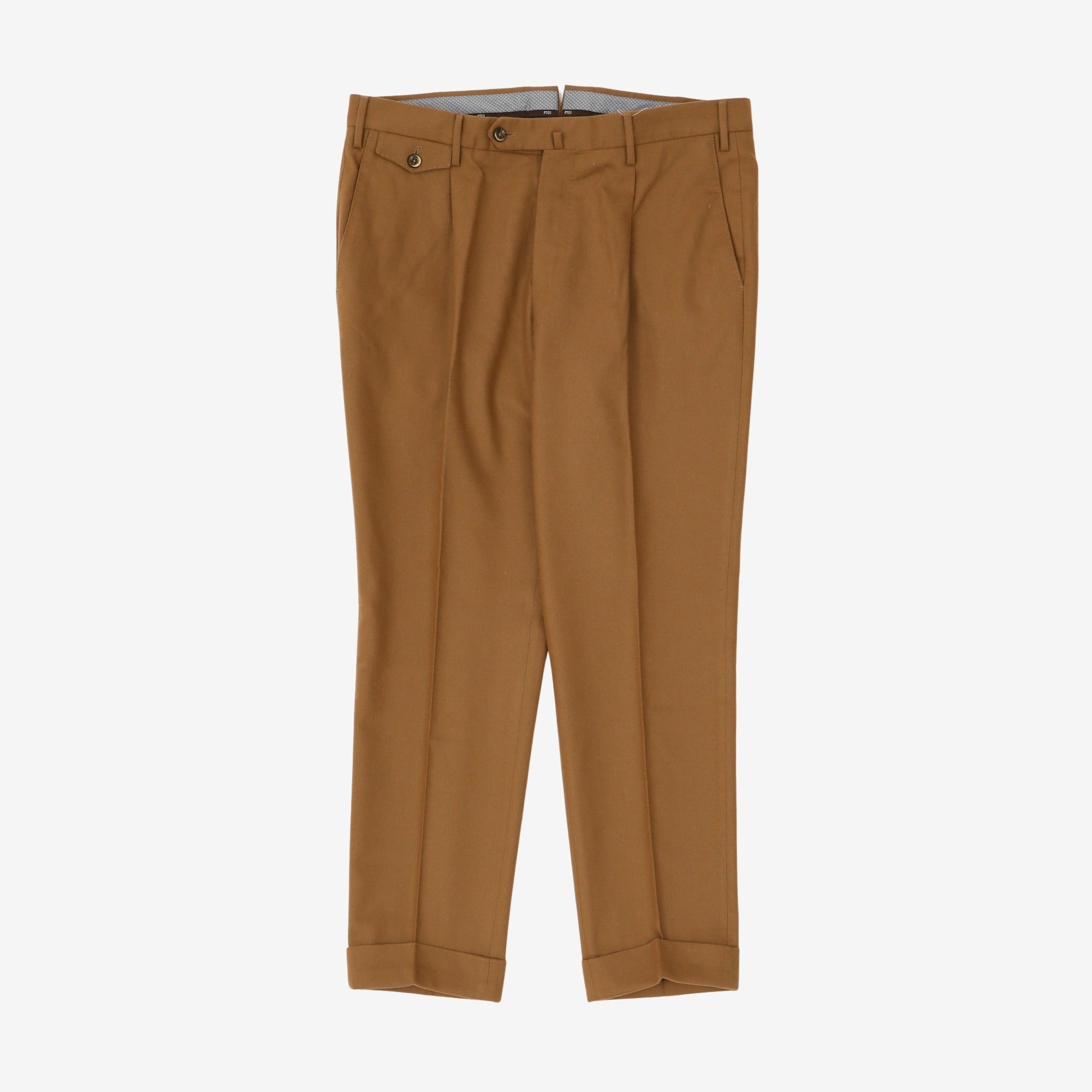 Pleated Wool Trouser (34W x 28L)