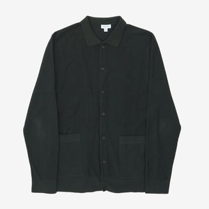 Ribbed Cotton Overshirt