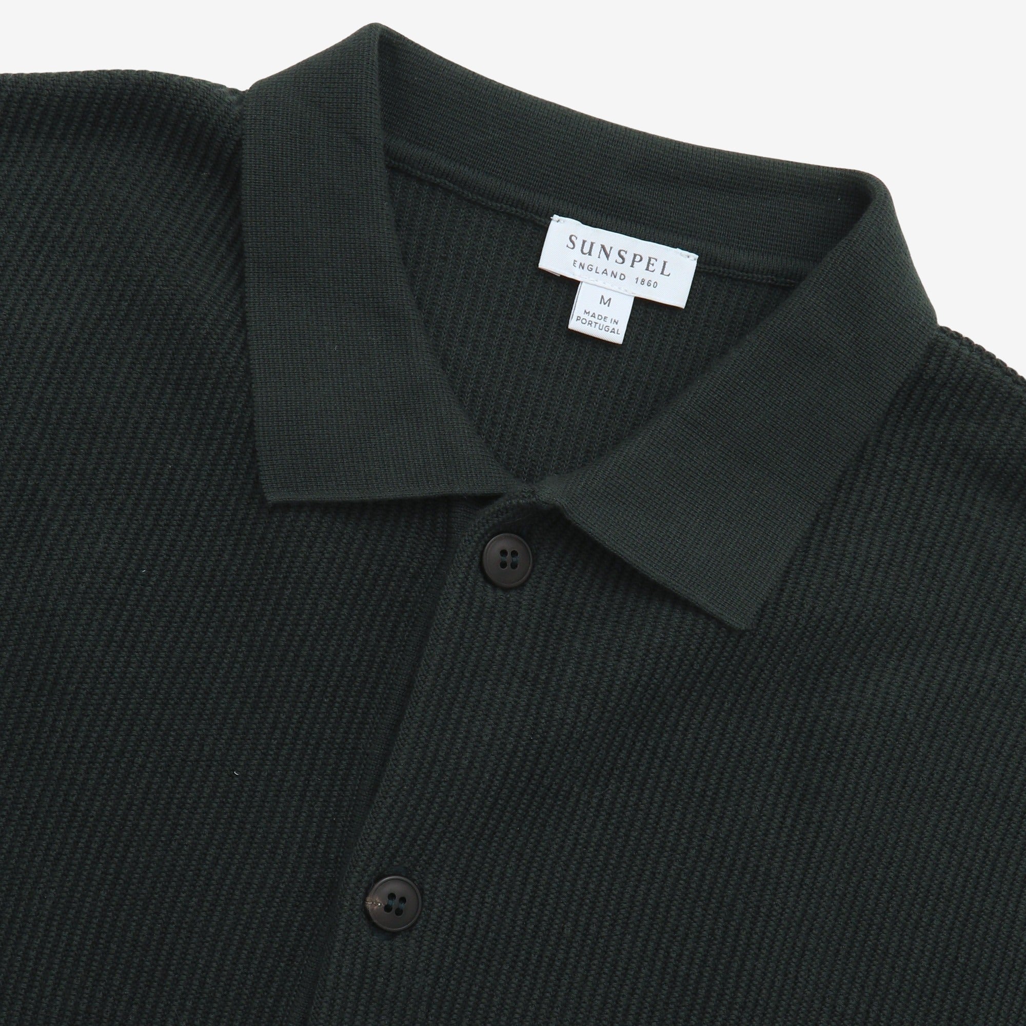 Ribbed Cotton Overshirt