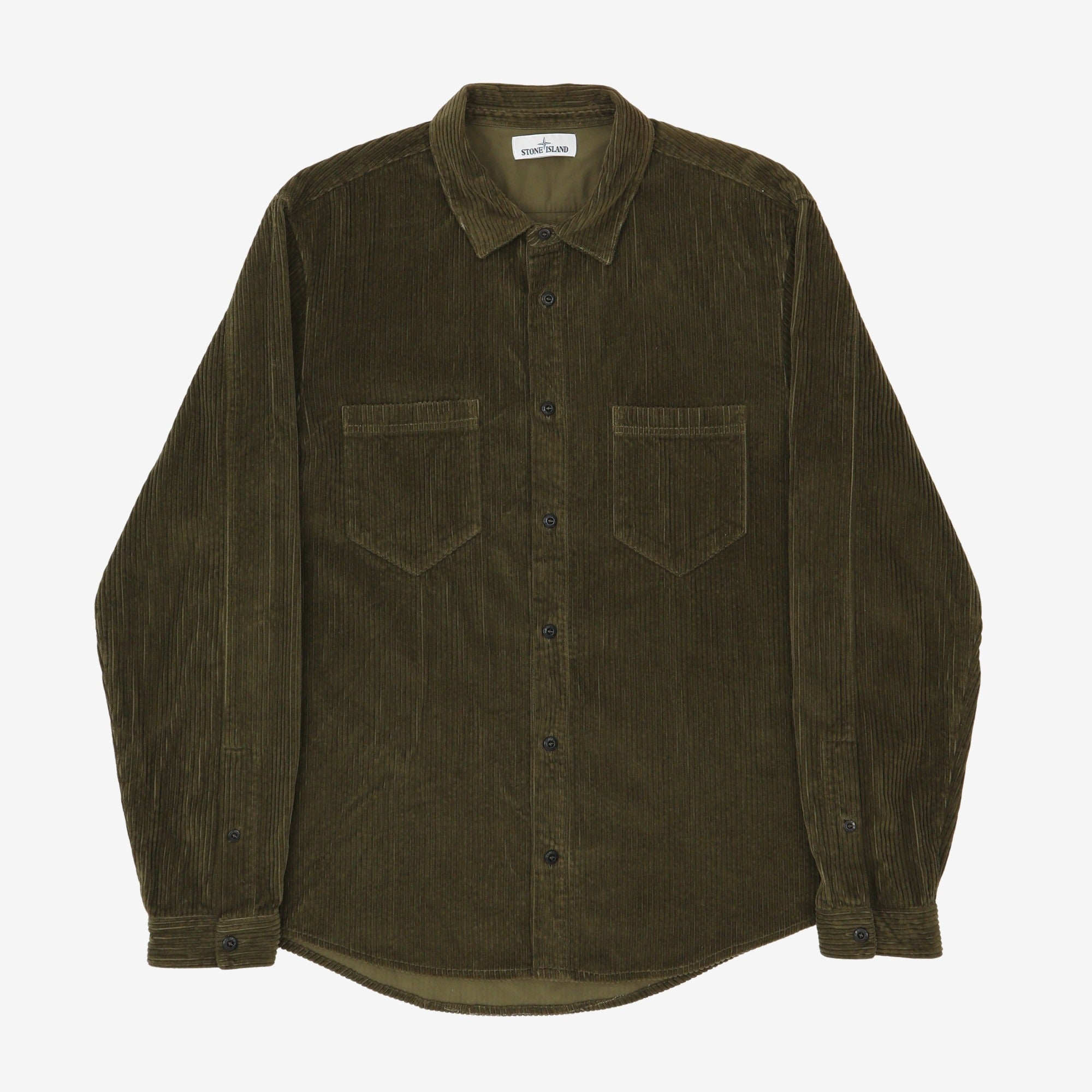 Embroidered Corduroy Shirt