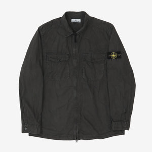 Snap Pocket Zip Up Overshirt