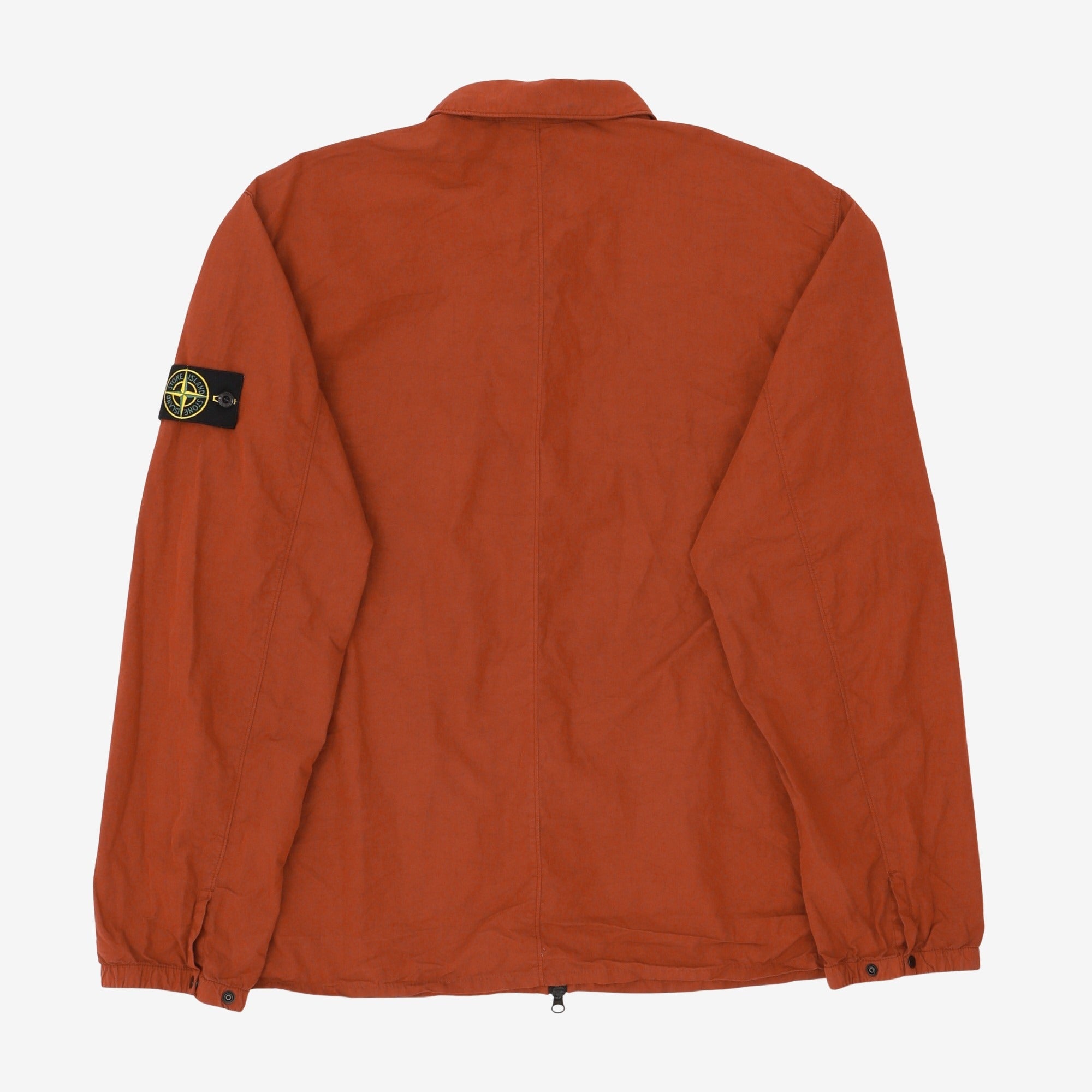 Garment Dyed Zip Overshirt