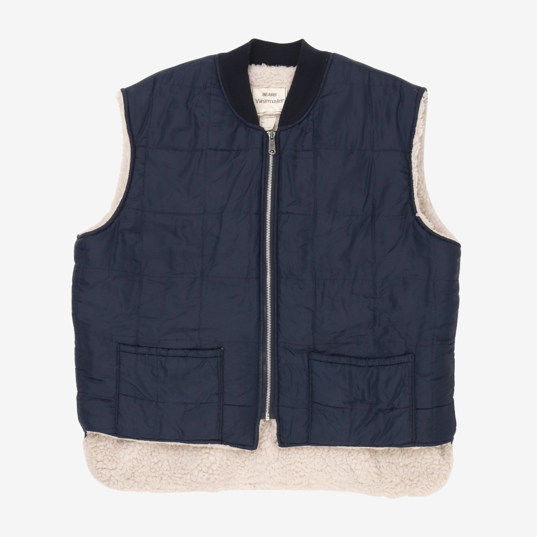 Vintage 1980s Wearmaster Fleece Lined Vest