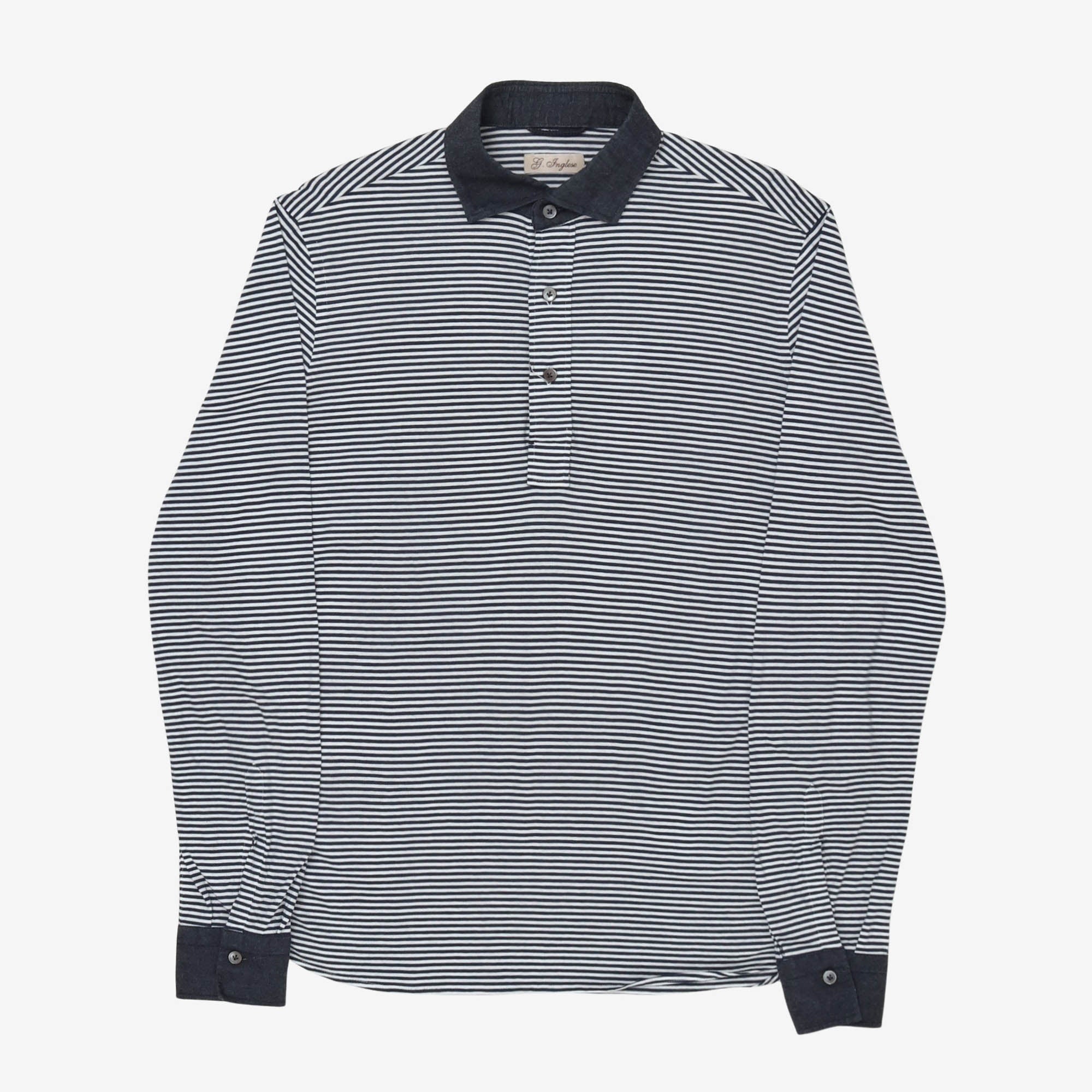 Striped Polo LS