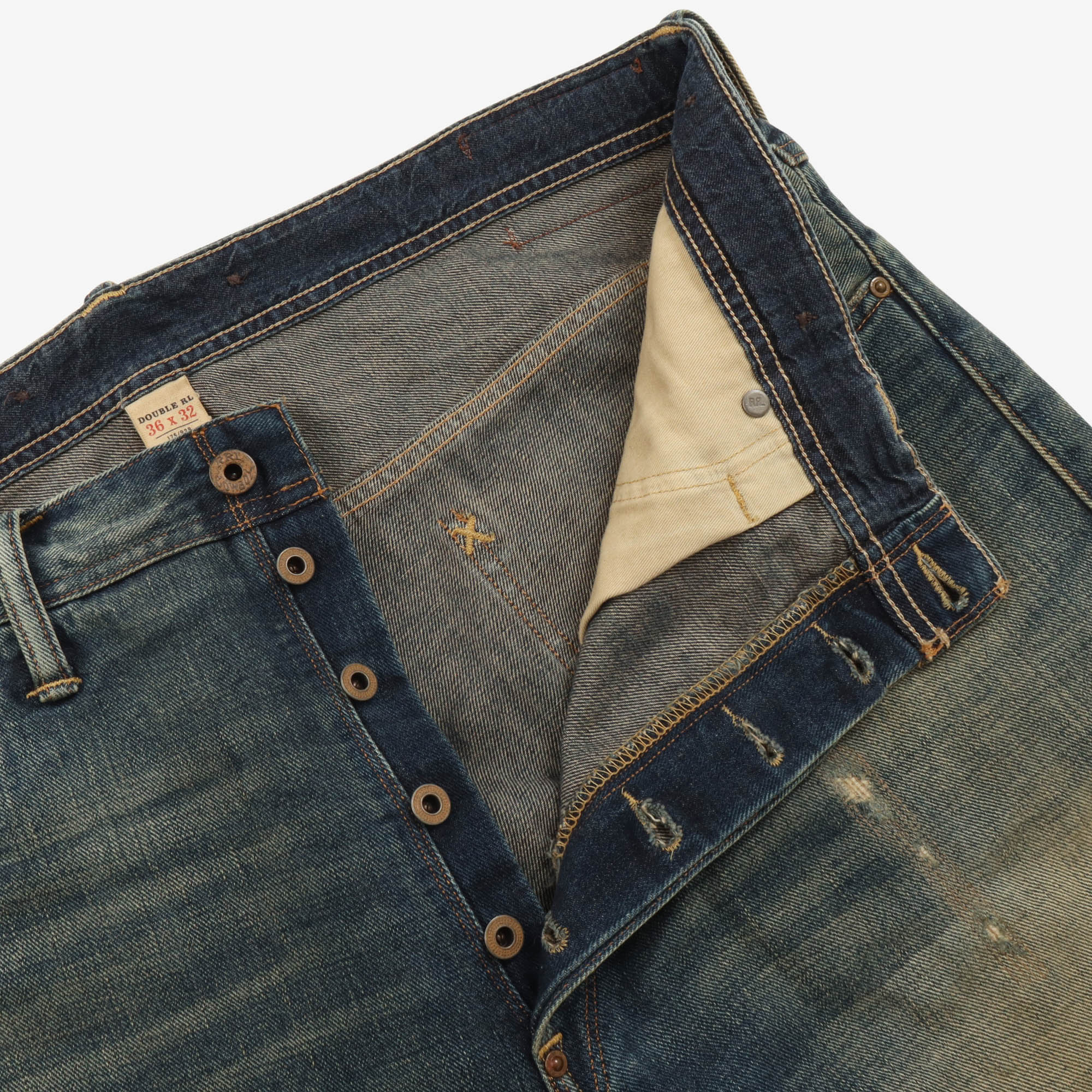 Vintage 5 Pocket Woven Selvedge Denim