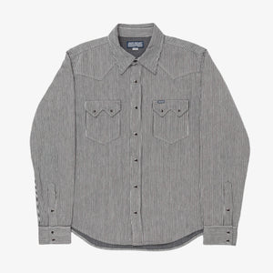 8oz HBT Striped Sawtooth Western Shirt