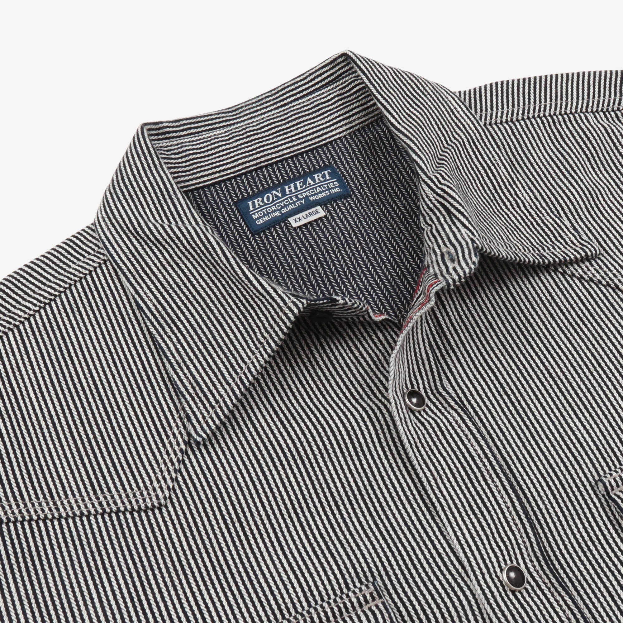 8oz HBT Striped Sawtooth Western Shirt