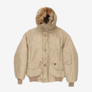 Vintage Hooded Down Jacket