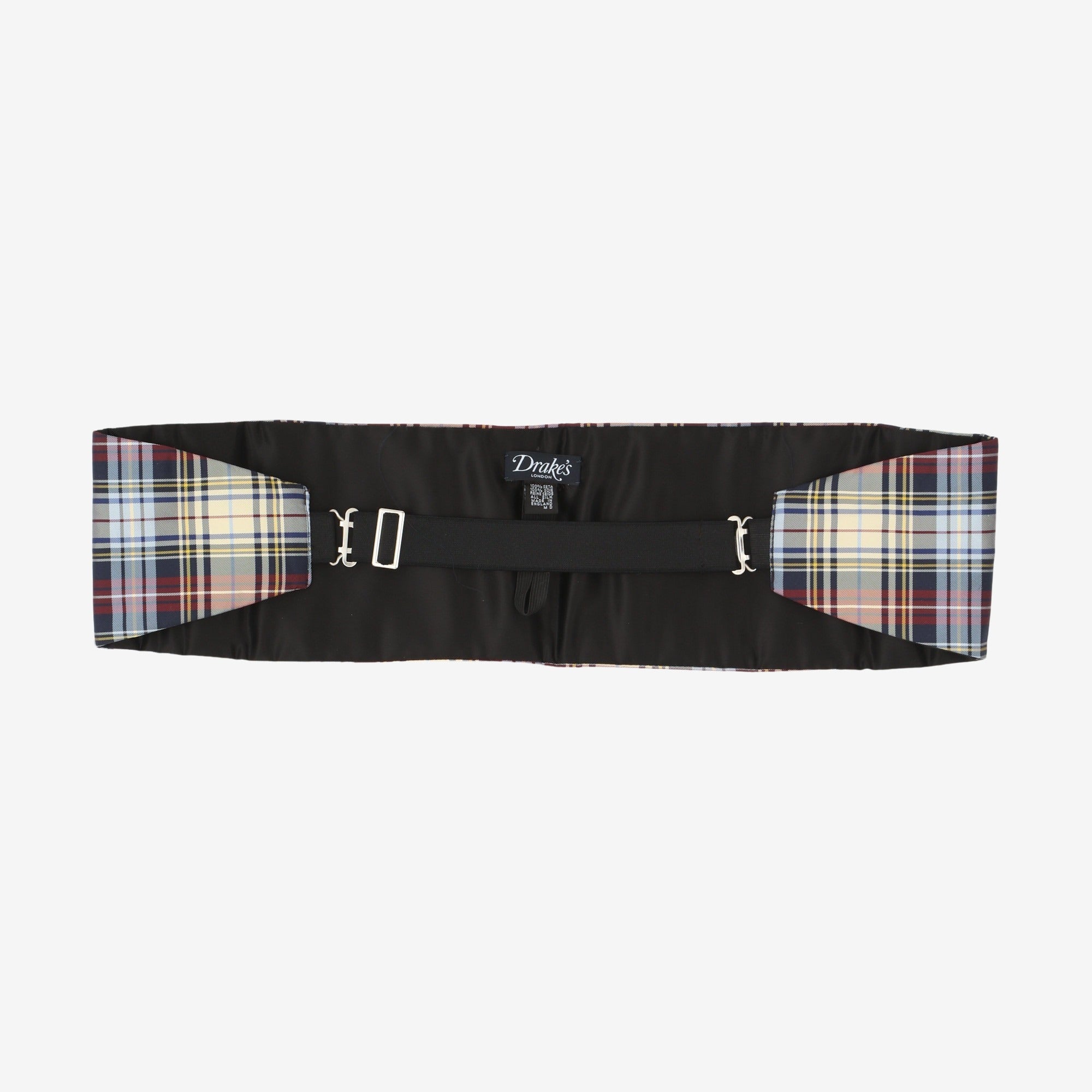 Chequered Silk Cummerbund