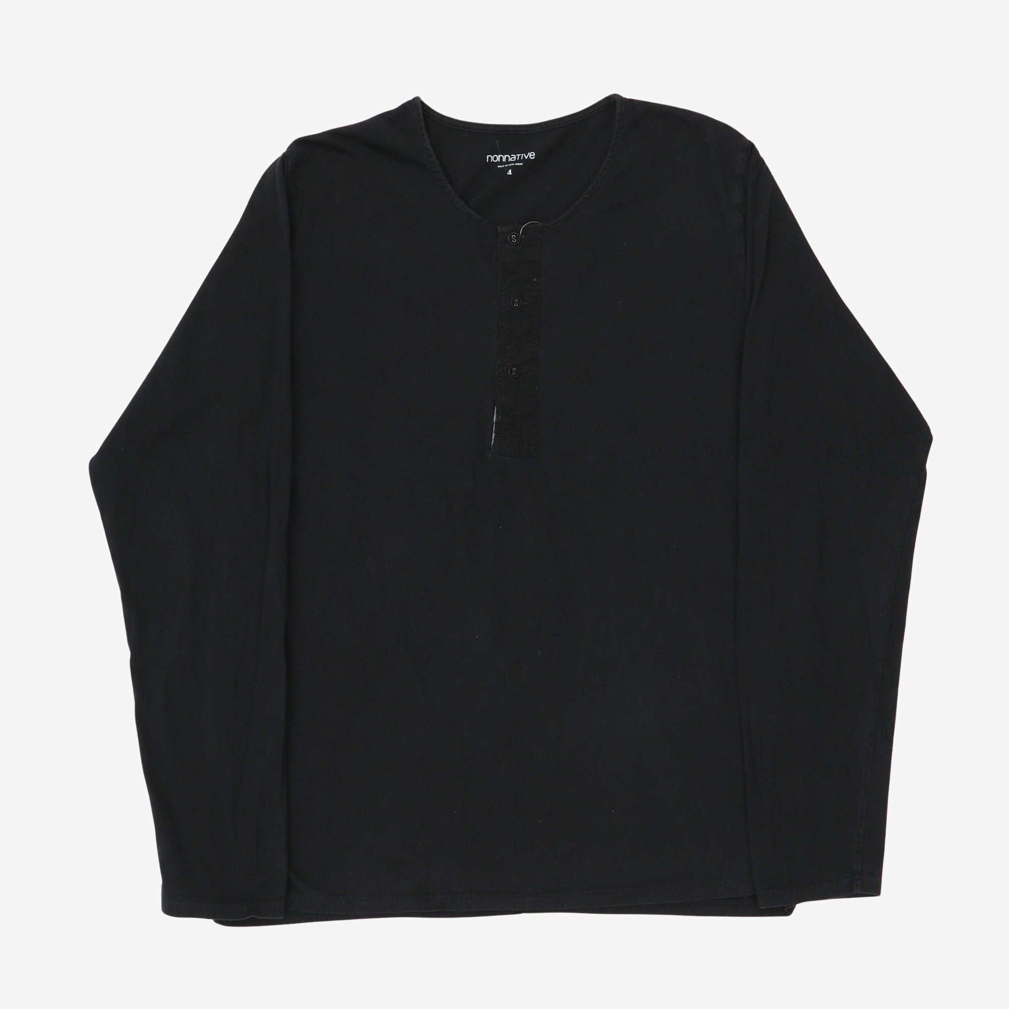 Buttoned LS T-Shirt