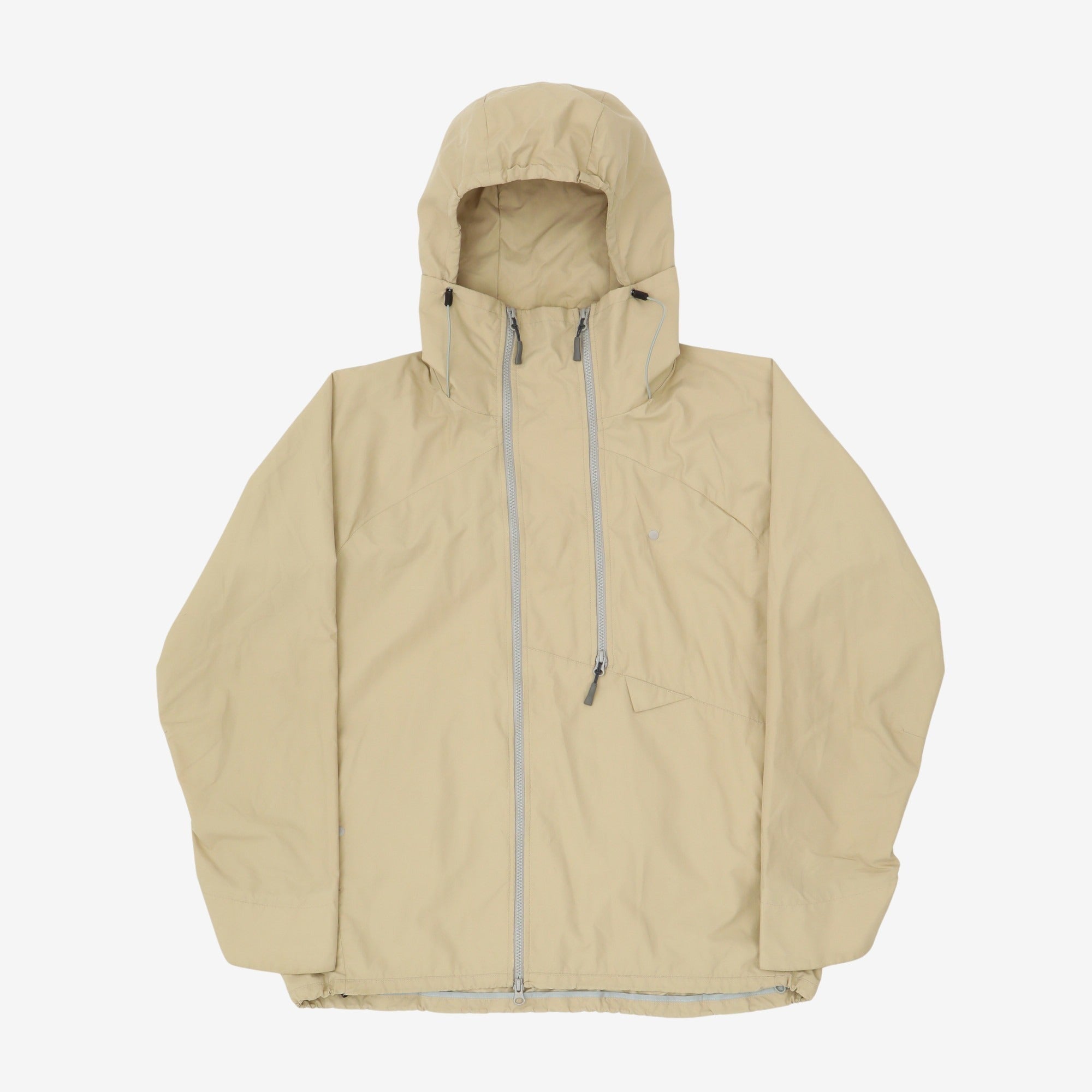 Hooded Two Way Zip Jacket