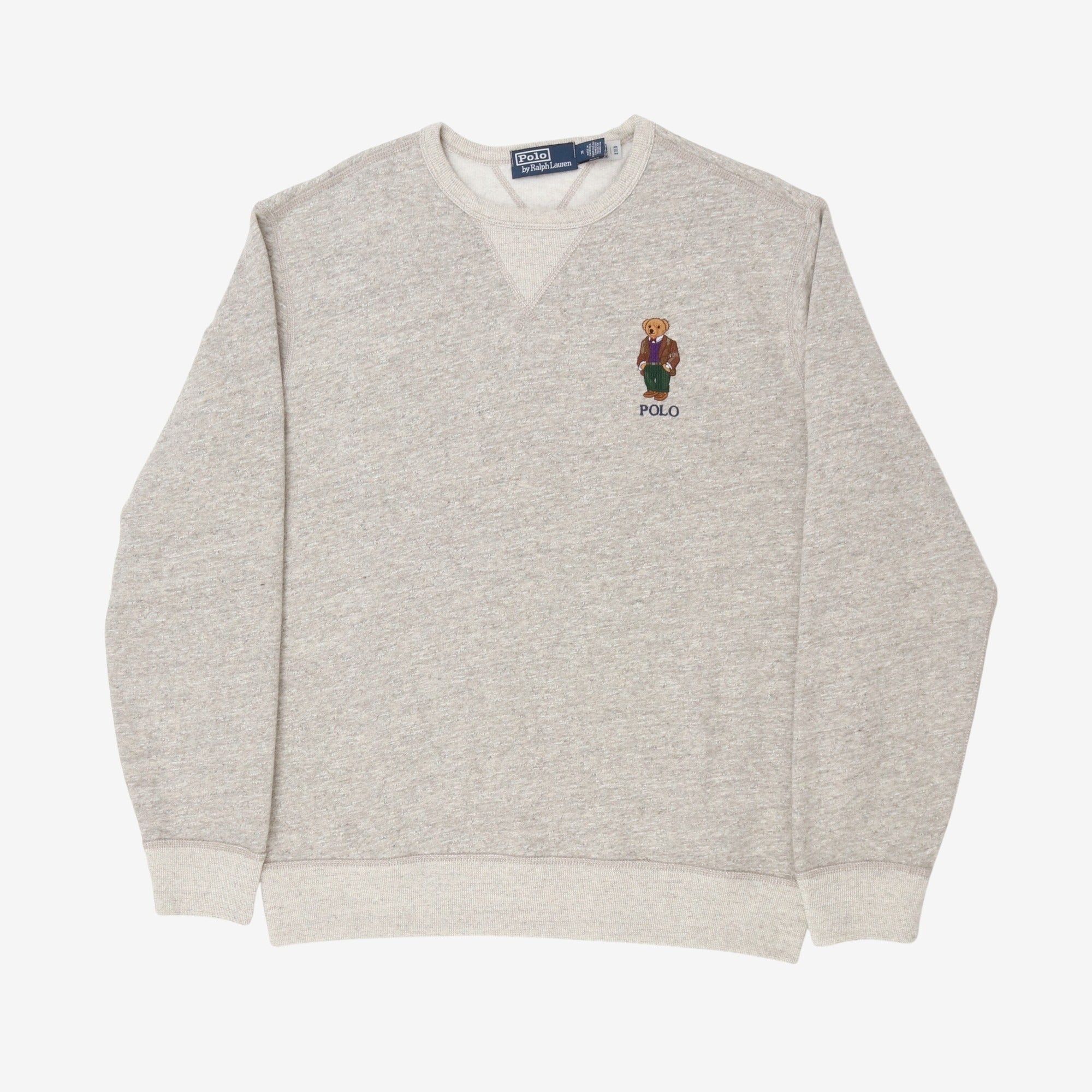 Embroidered Polo Bear Sweatshirt