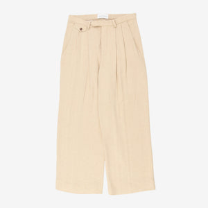Pleated Wide Leg Trousers