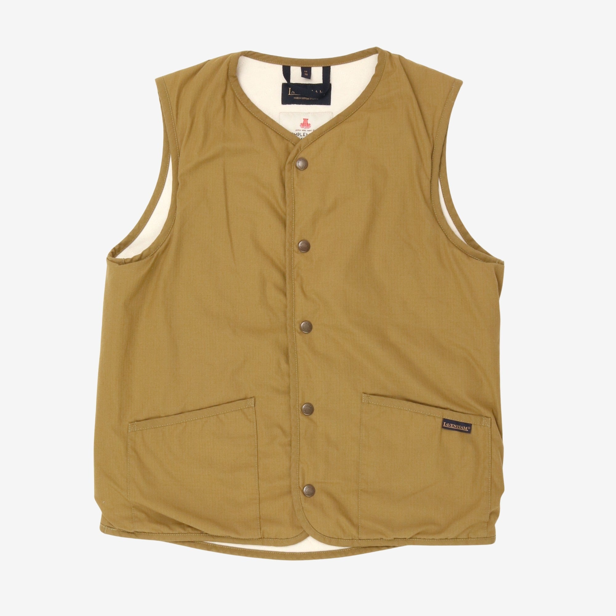 Cotton Blend Rip Stop Vest
