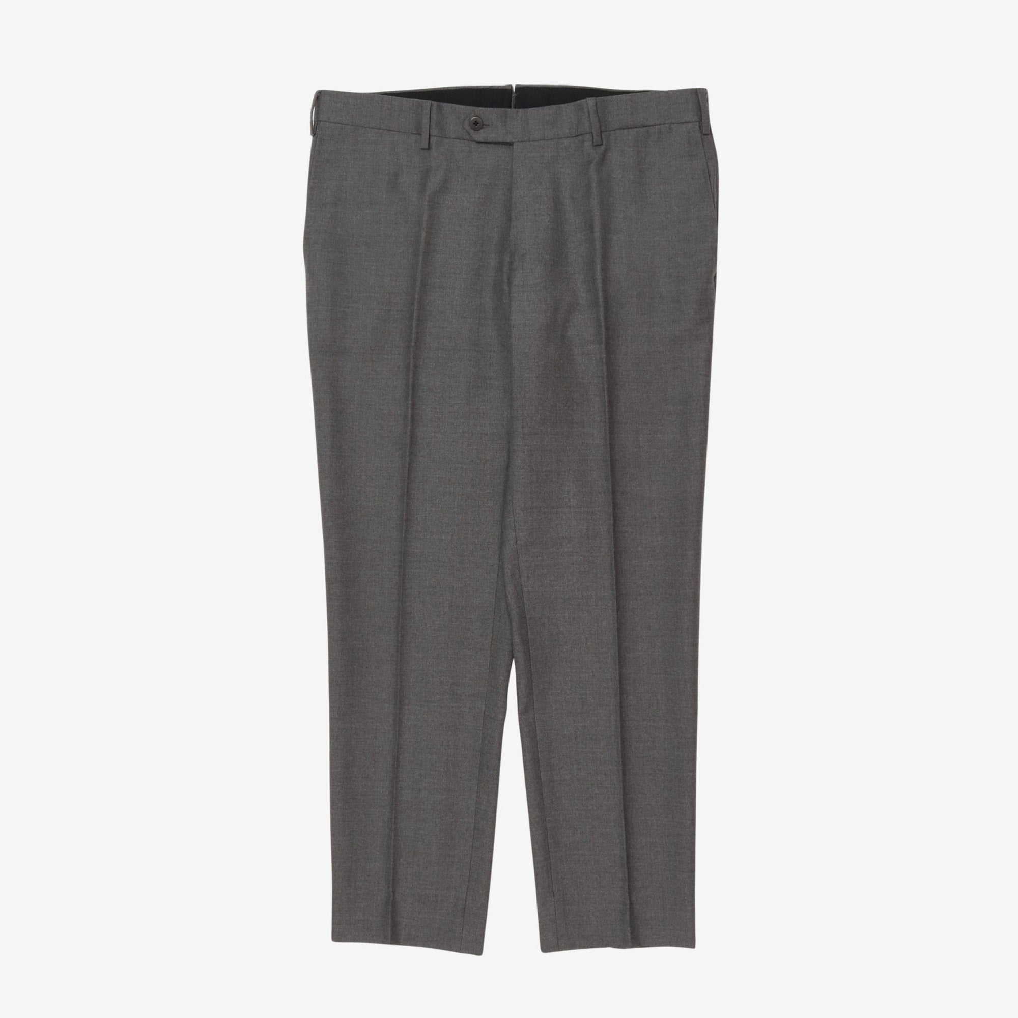 Wool Pleated Trousers (34W x 29L)