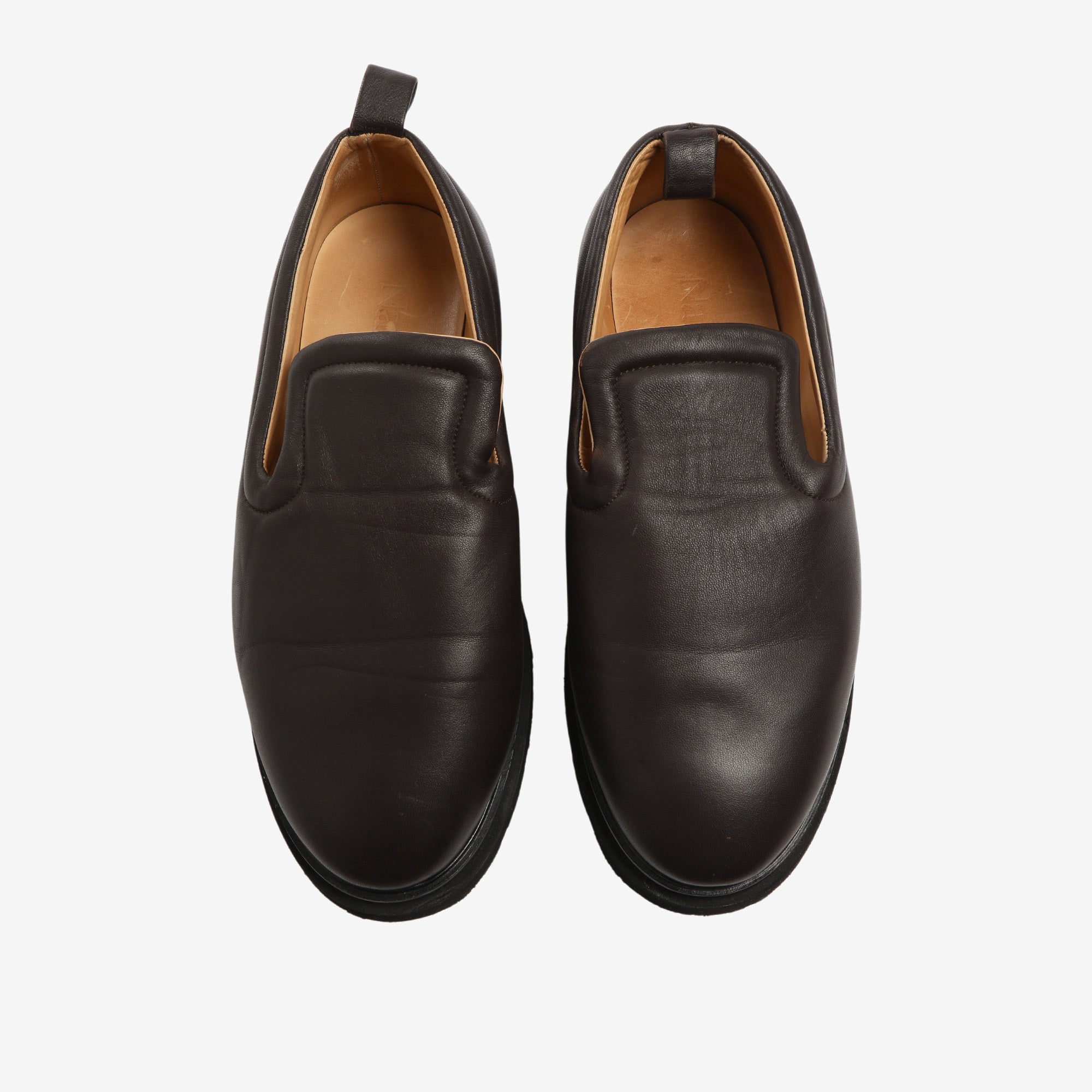 Padded Leather Loafers