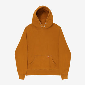 Buttoned Logo Hoodie