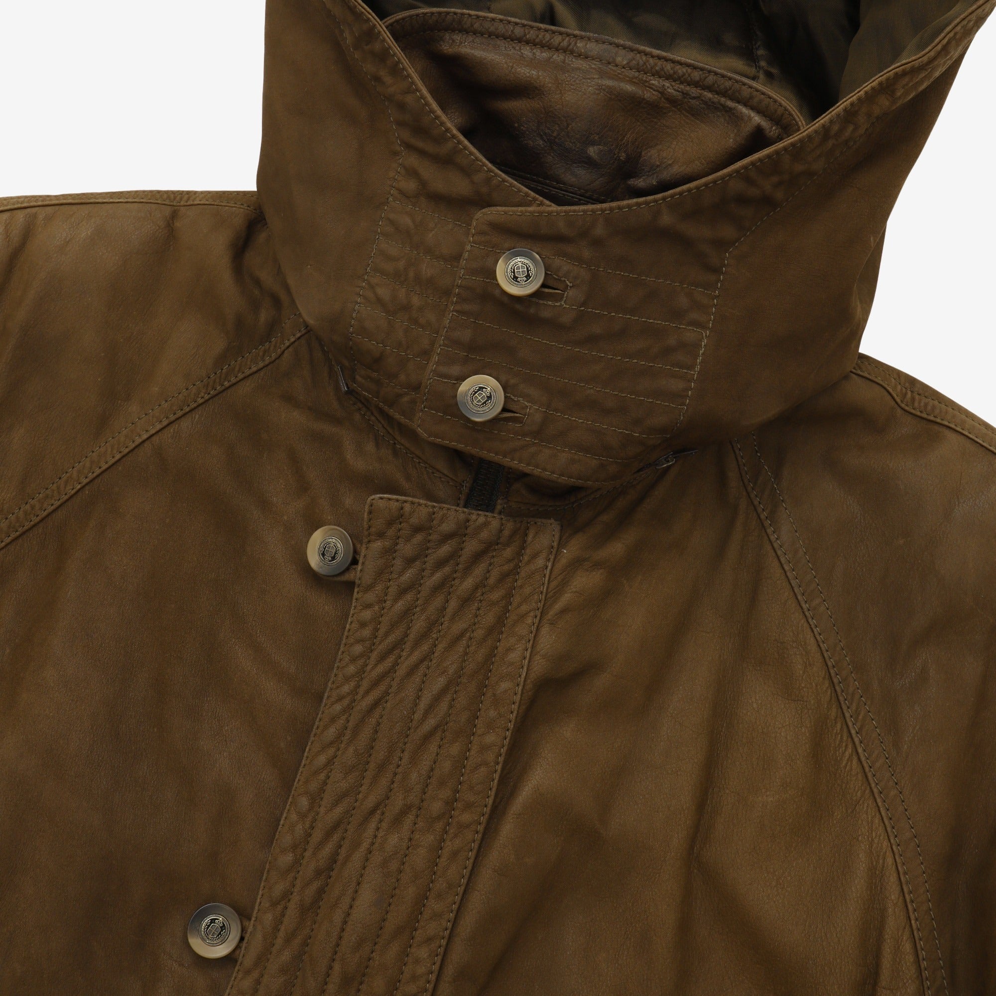 Vintage Leather Parka