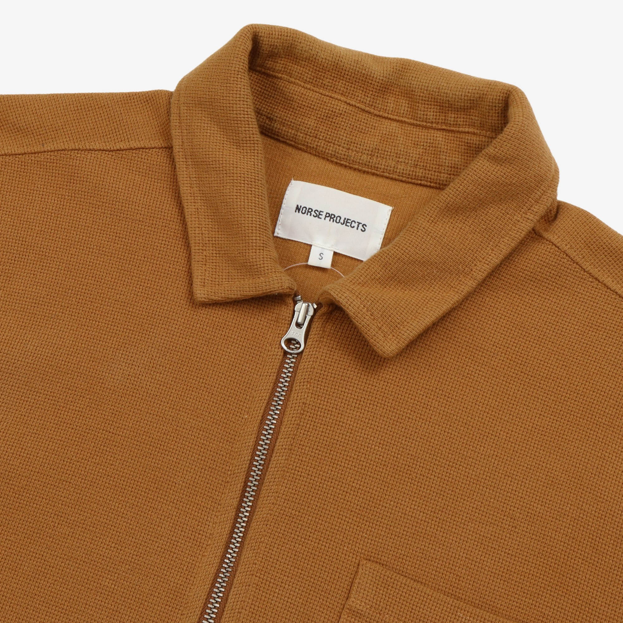 Magne Fine Waffle Zip Knit