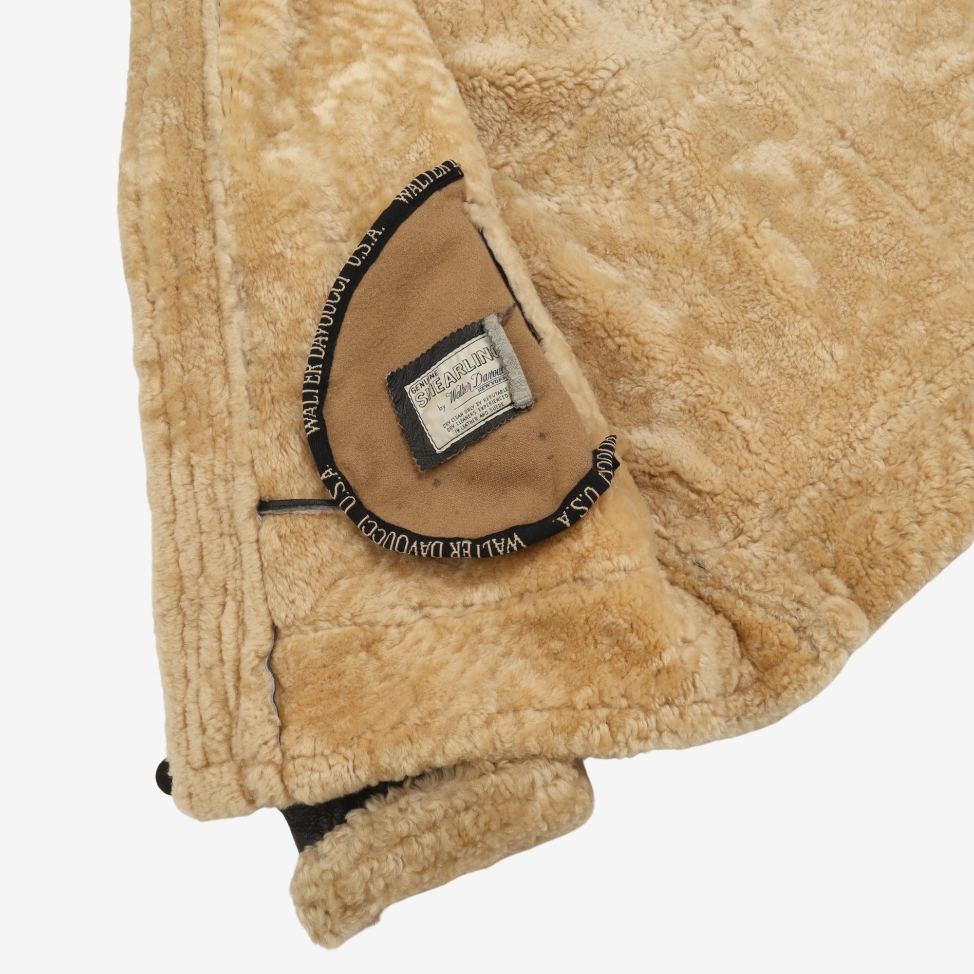 Shearling Leather Flight Jacket