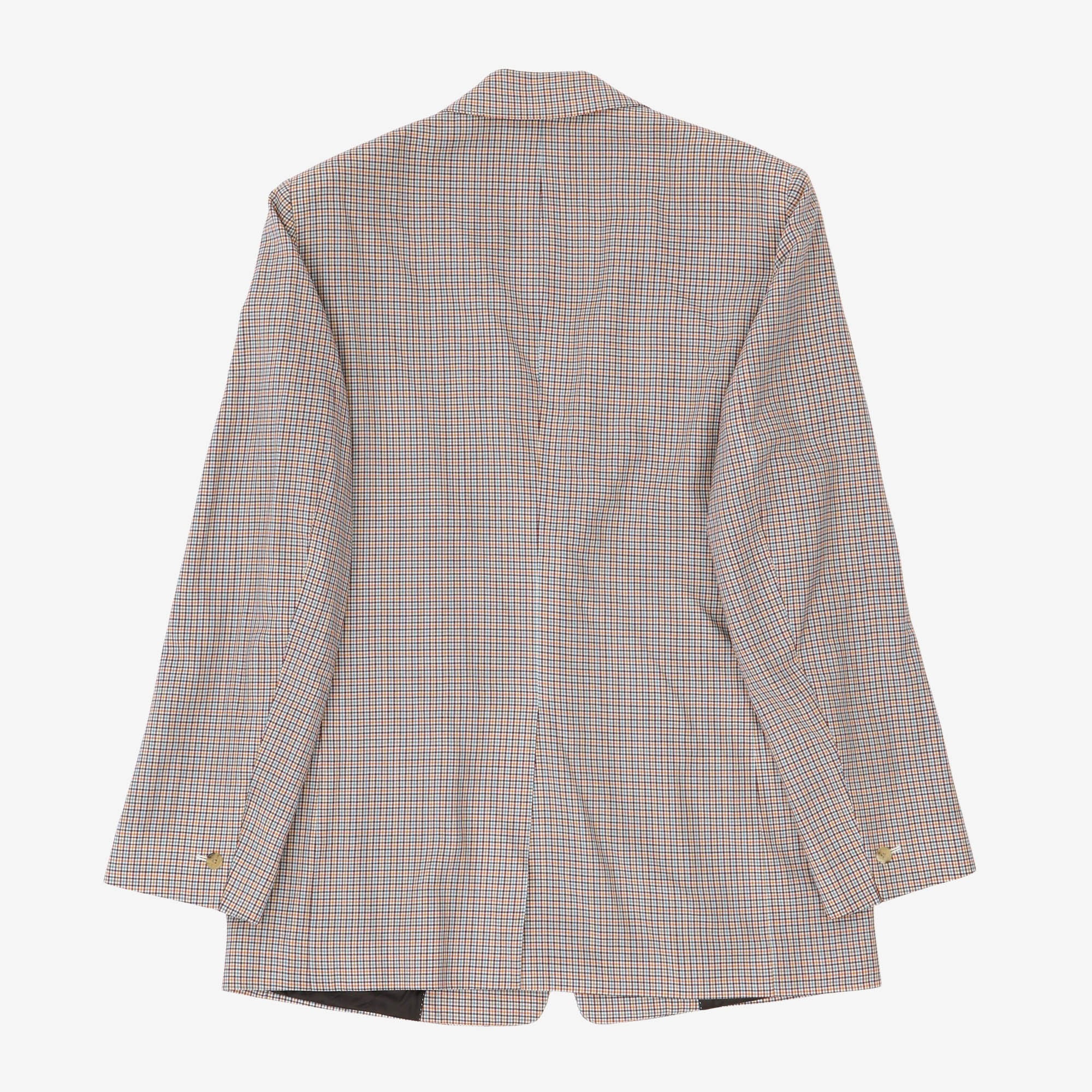 Check Wool Blazer