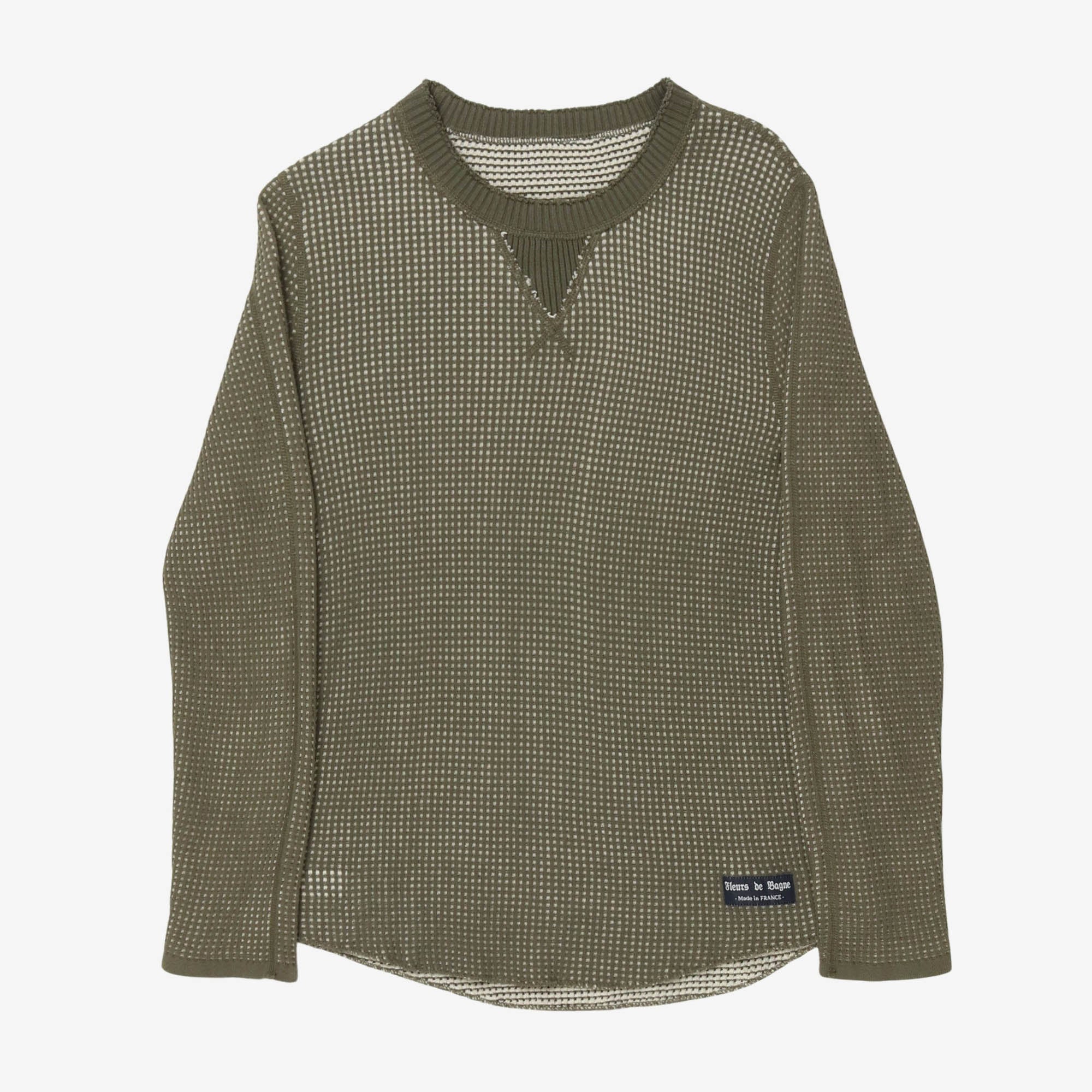 LS Waffle Henley