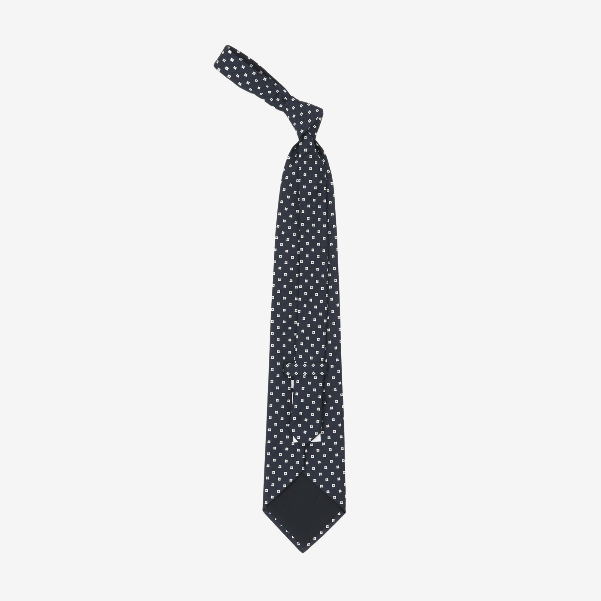 Geometric Pattern Silk Tie