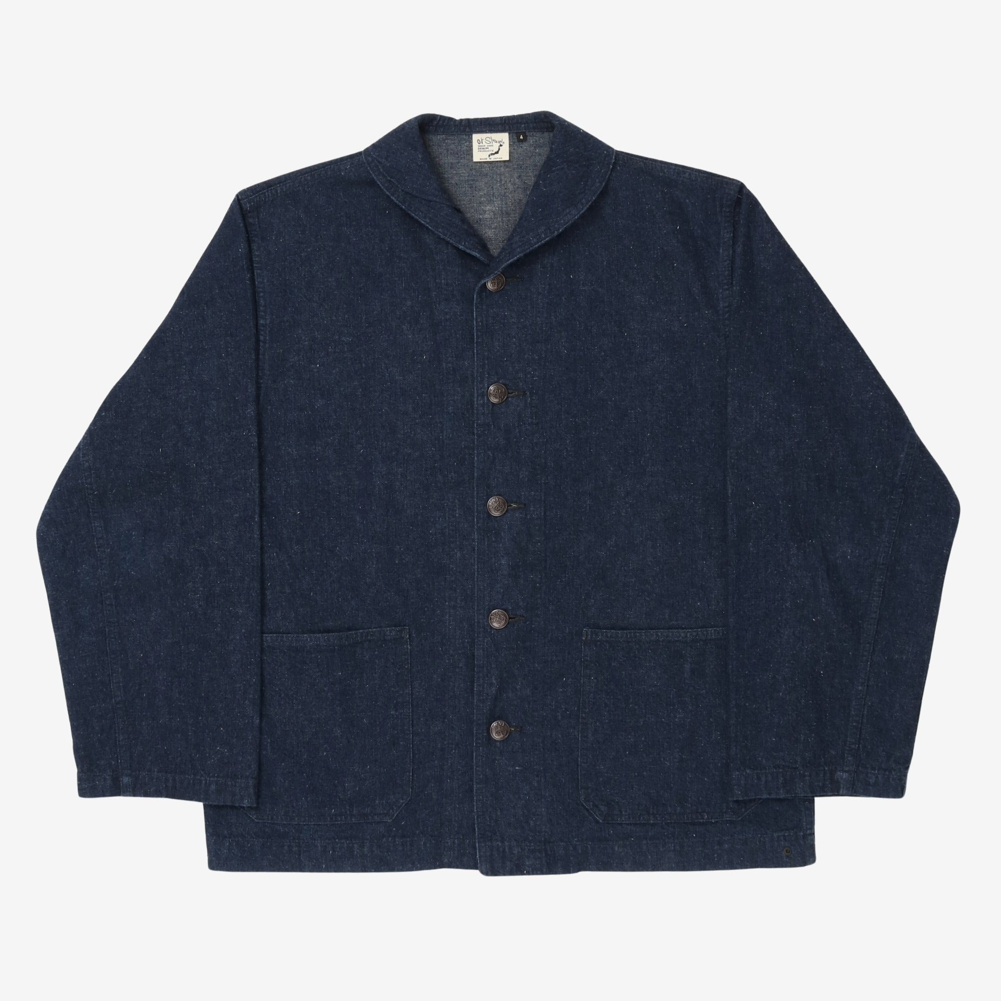 Shawl Denim Chore Jacket