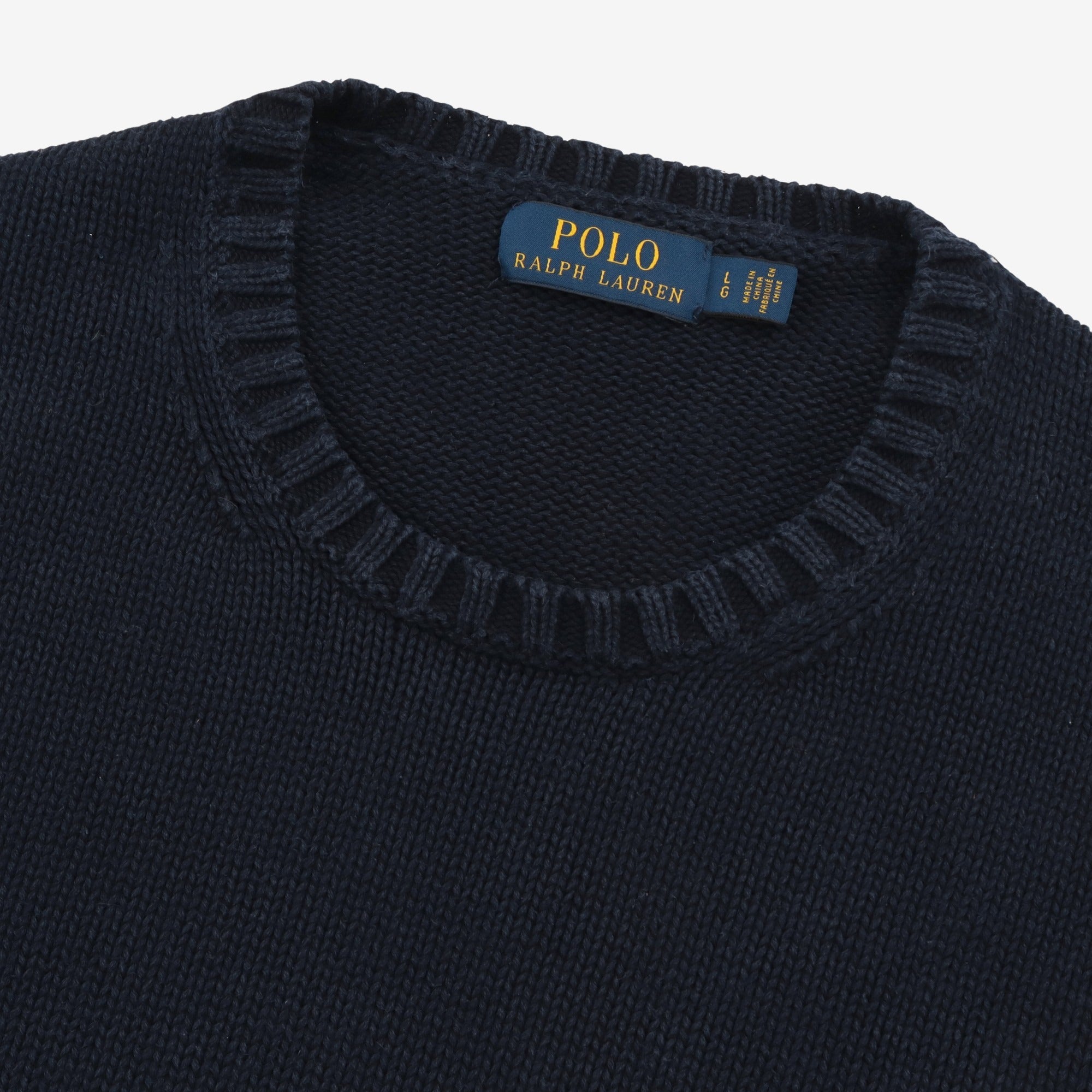 Cotton Crewneck Sweater