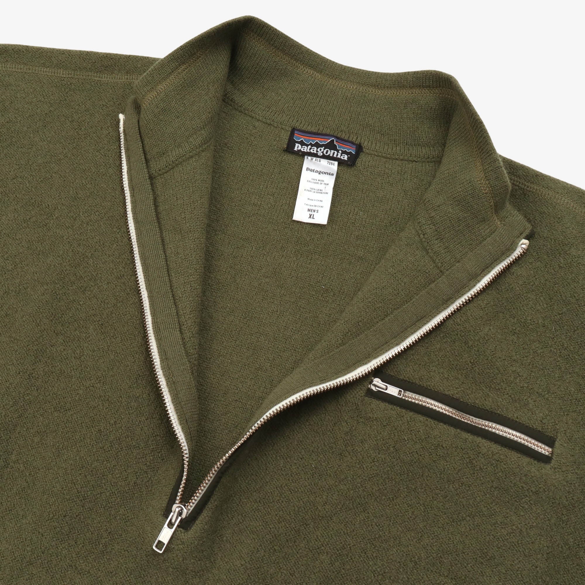 Half Zip Wool Fleece