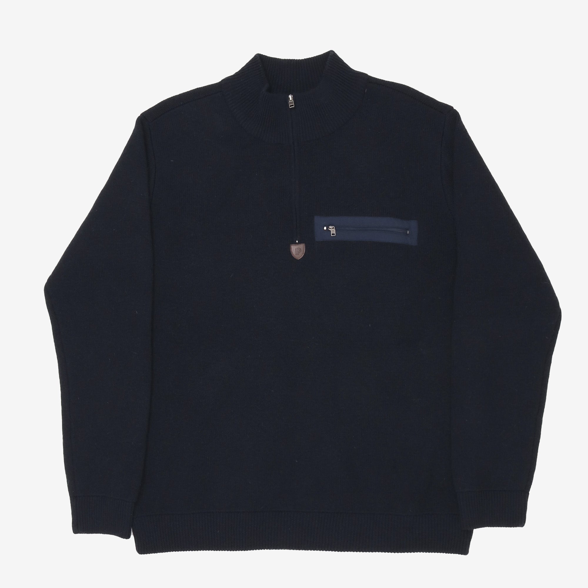 Quarter Zip Wool Pullover