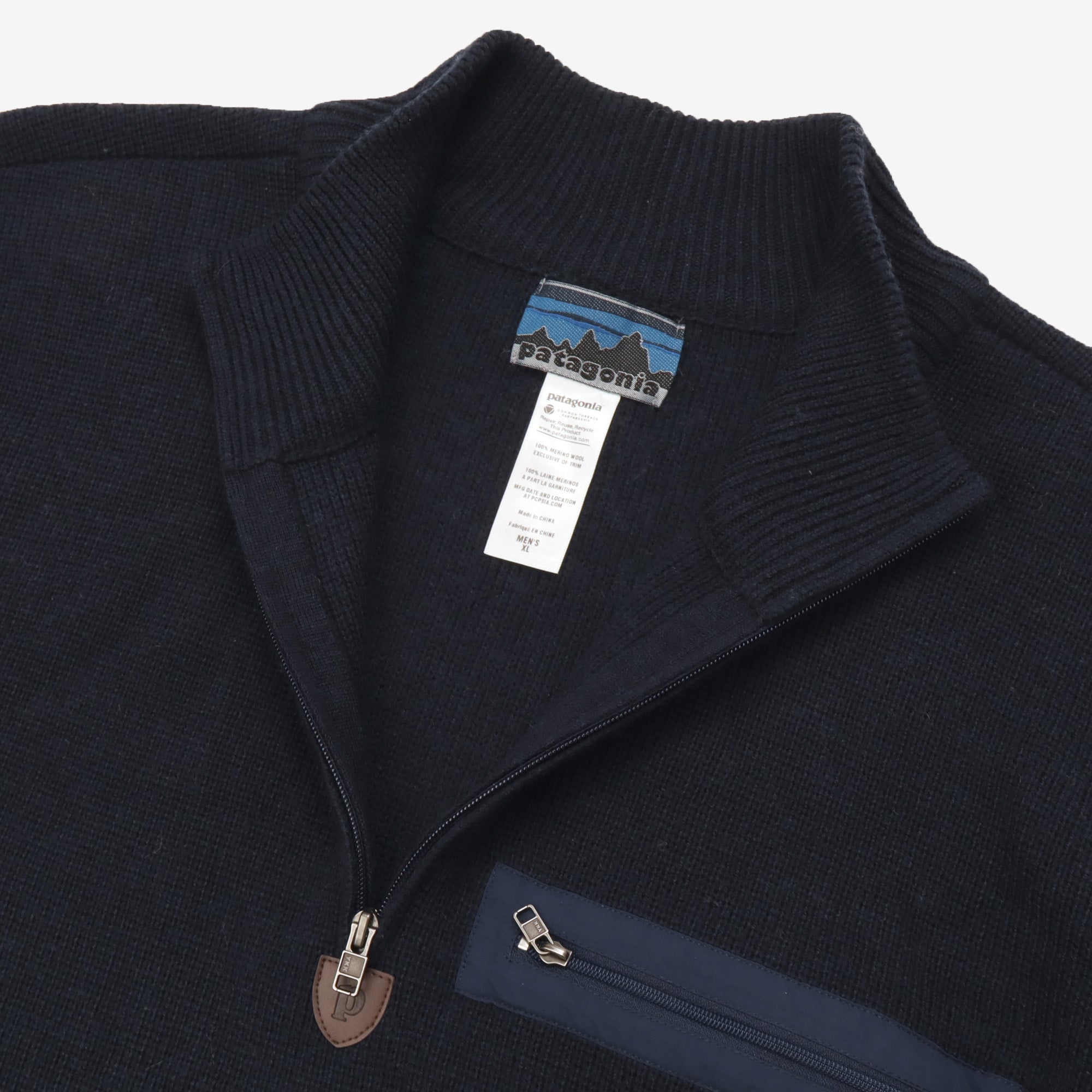 Quarter Zip Wool Pullover