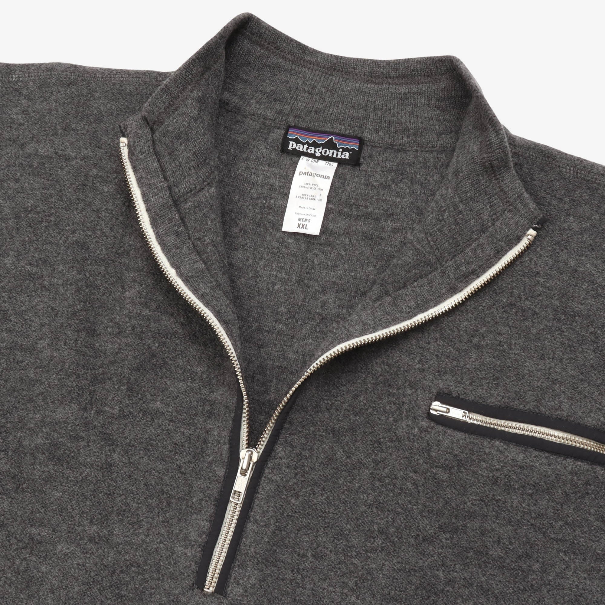 Wool Quarter Zip