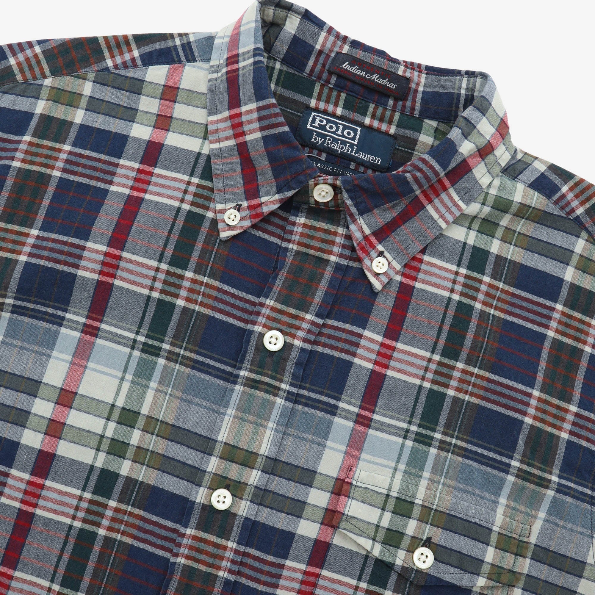 BD Check Madras PO Shirt