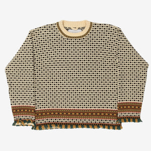 Jacquard Wool Sweater
