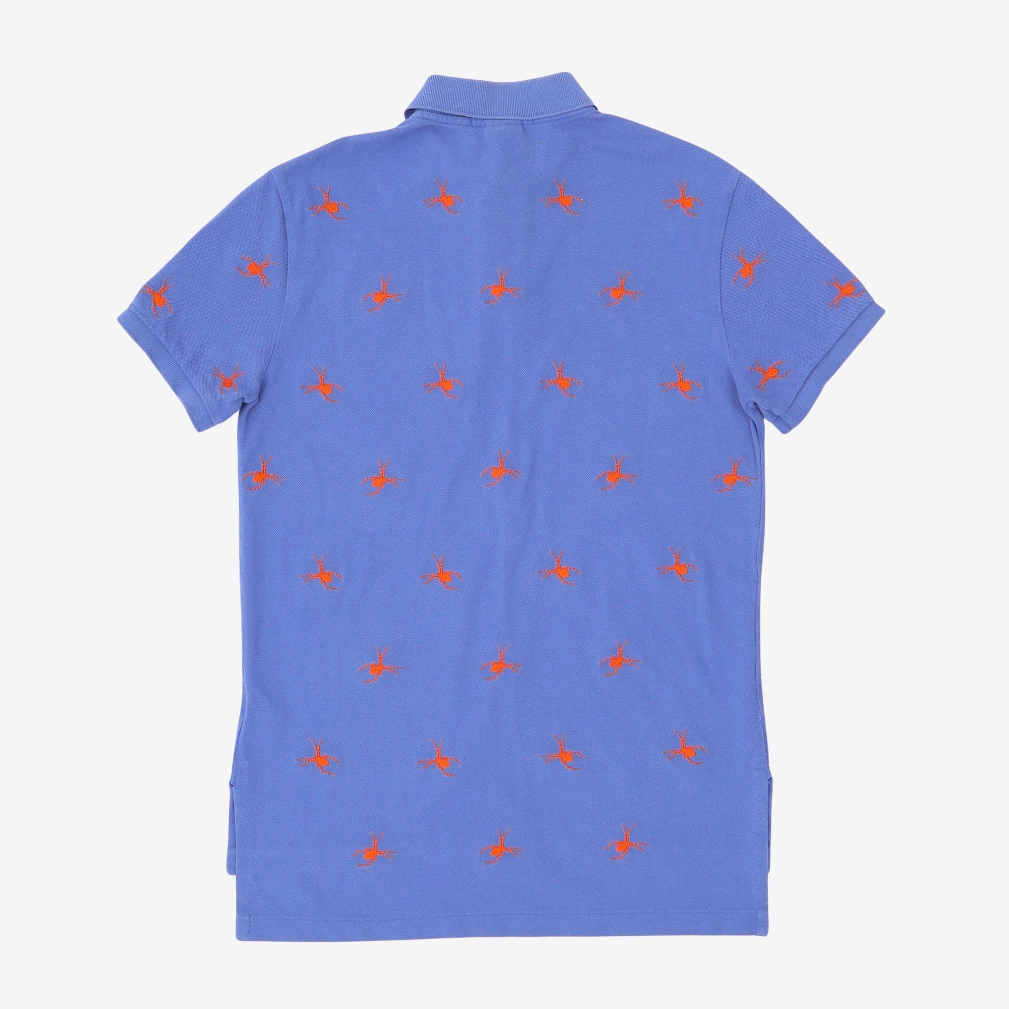 Spider Print Polo Shirt