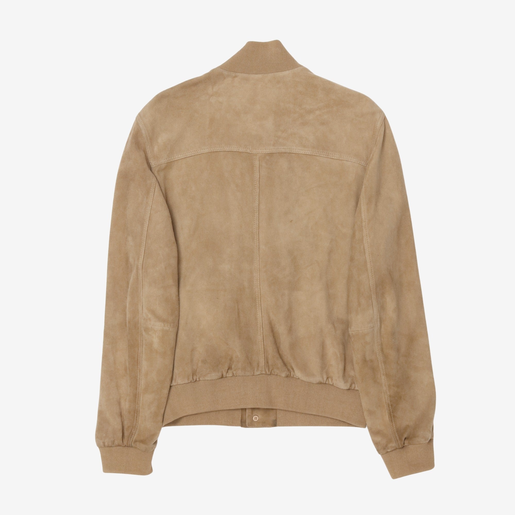 Suede Blouson Jacket