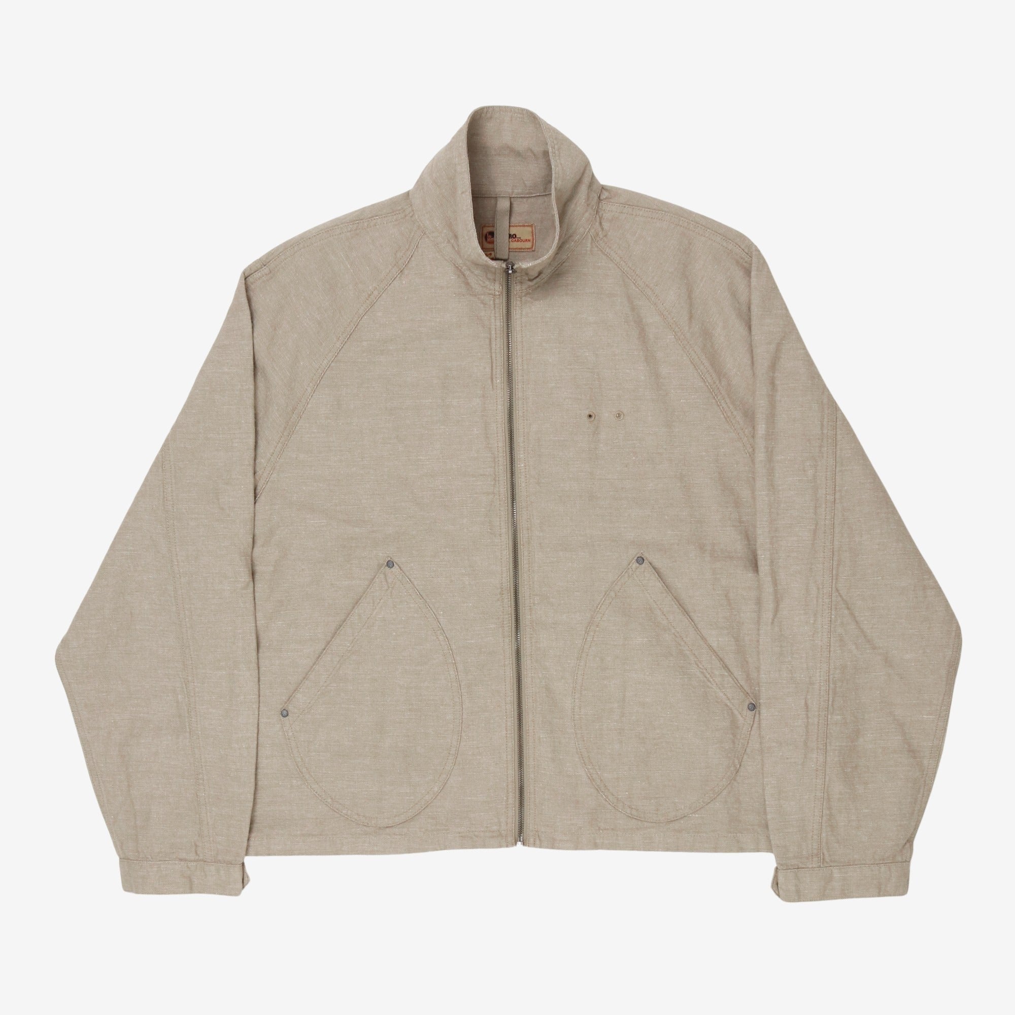 Lybro Linen Blend Zip Jacket