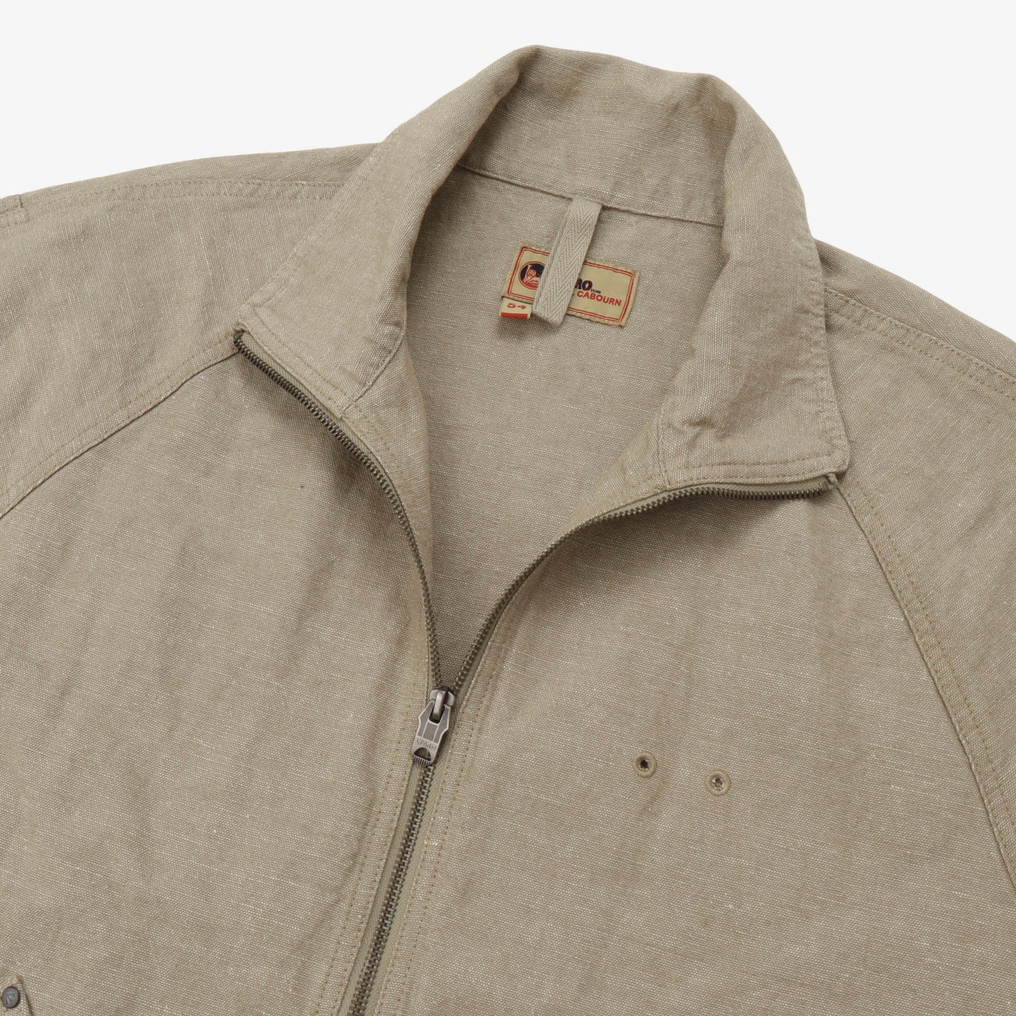 Lybro Linen Blend Zip Jacket