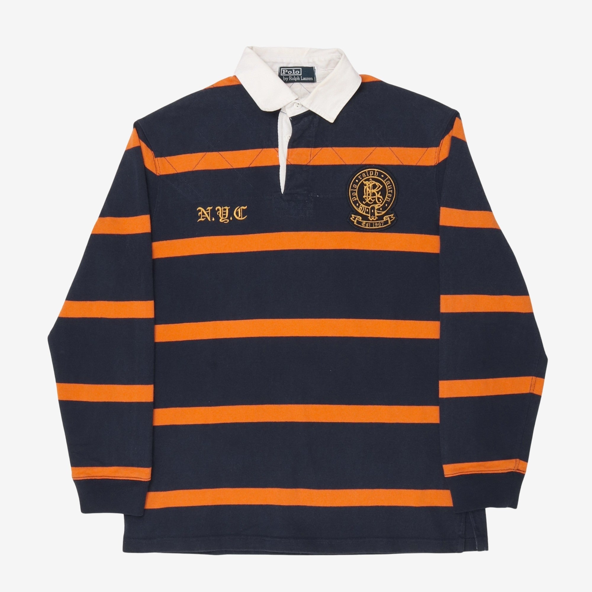 Stripe Rugby Polo Shirt