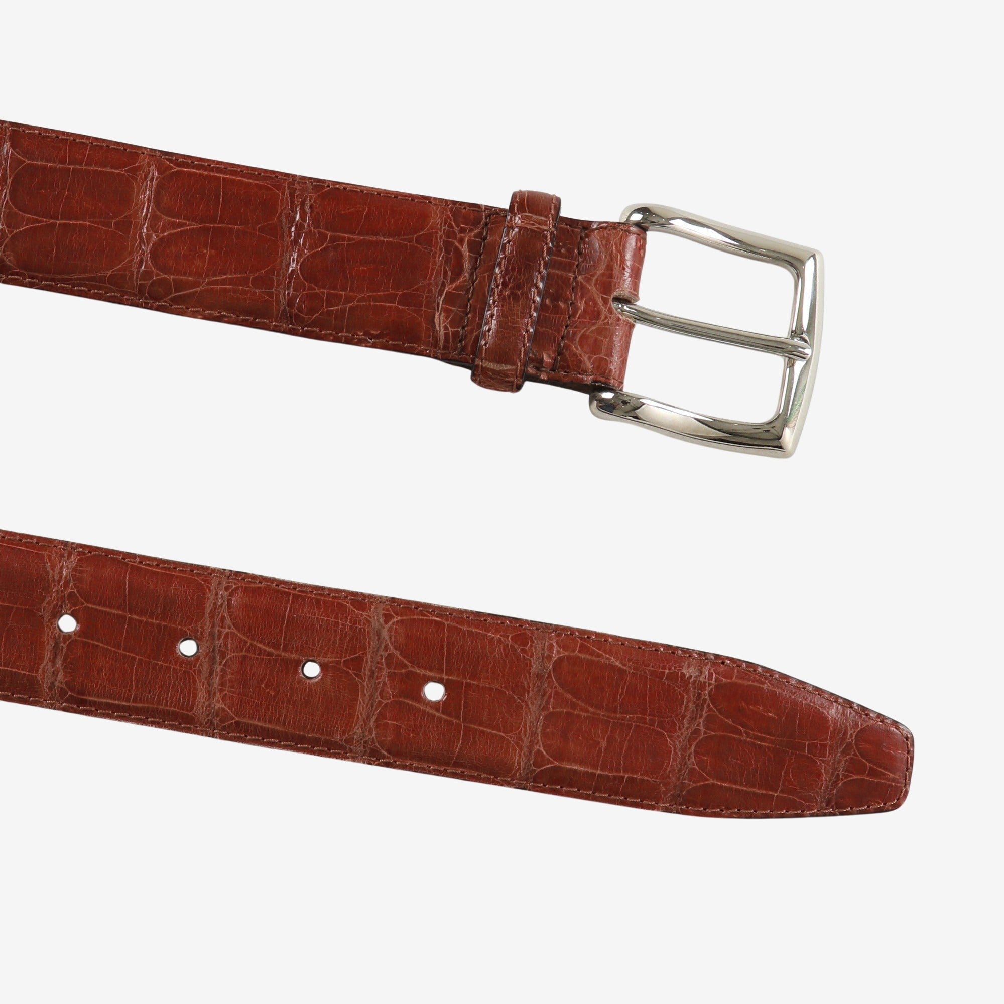 Crocodile Skin Belt