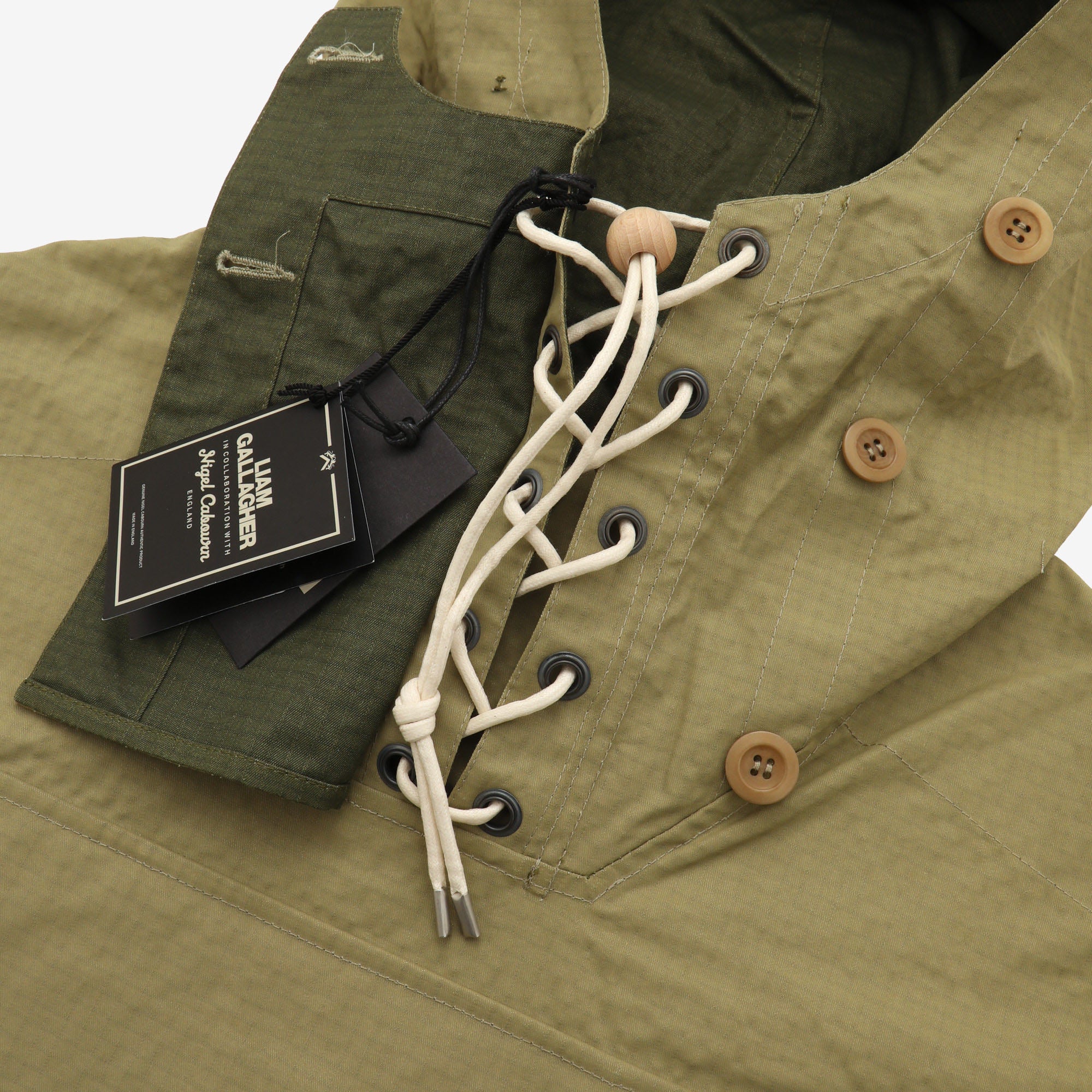 Liam-Gallagher x Nigel Cabourn Reversible-Smock