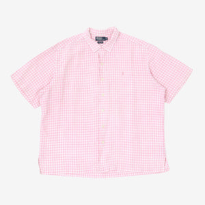 SS Check Linen Shirt